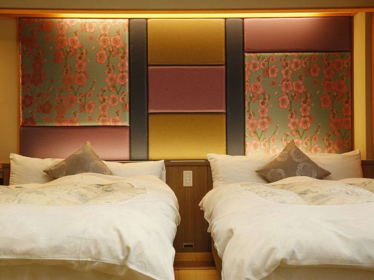 ＜禁煙＞ベッド2台付き和室10畳