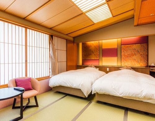 ＜禁煙＞ベッド2台付き和室10畳