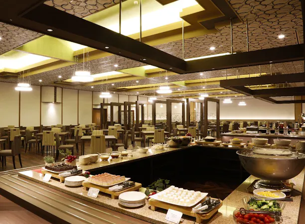 朝食バイキング会場