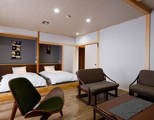 ビューバス付き洋室 ベッド