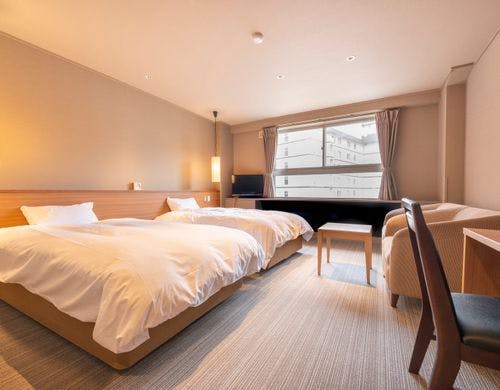 【東館】洋室　ツインベッドがある山側洋室