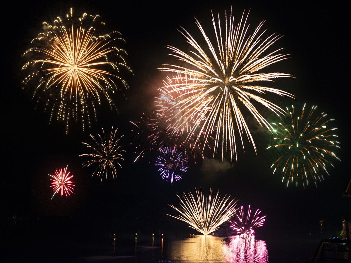 【ทิวทัศน์】เทศกาลดอกไม้ไฟระยะยาวทะเลสาบโทยะ