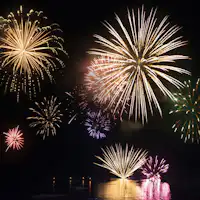 【ทิวทัศน์】เทศกาลดอกไม้ไฟระยะยาวทะเลสาบโทยะ