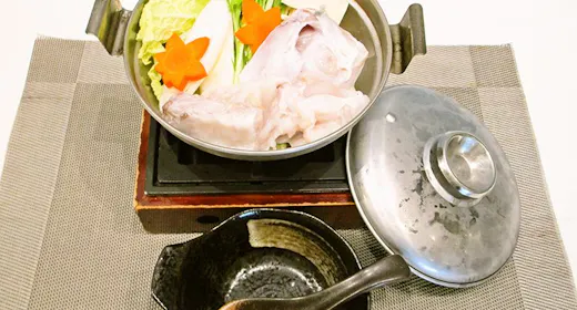 松阪牛メインのフルコースディナー「ふぐ鍋」プラン