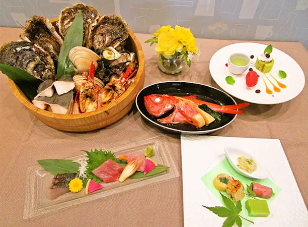 夏の伊勢海老 魚貝 海鮮焼きプラン