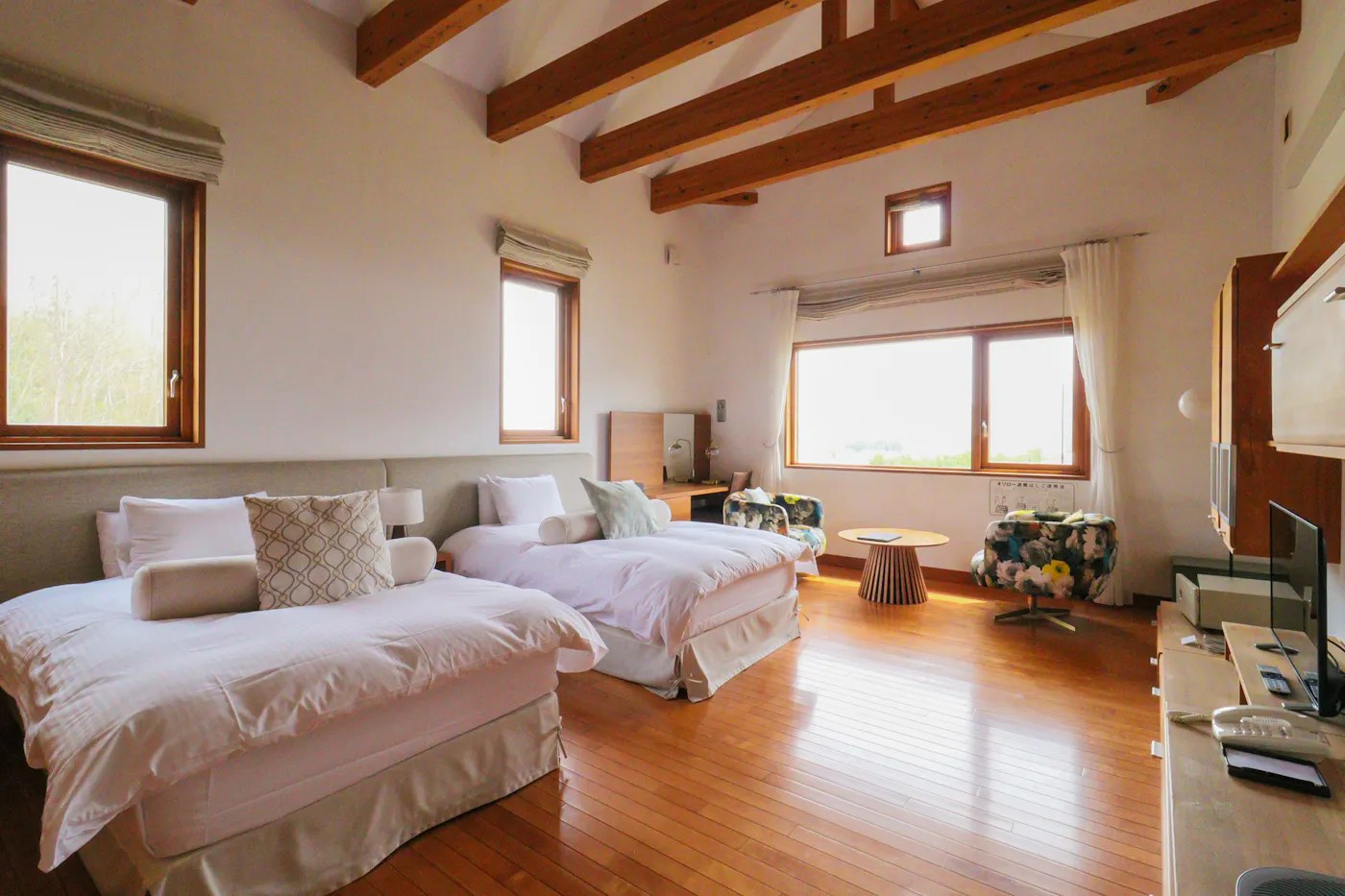 WineryRetreat ヴィネスパ byカーブドッチ：ツインの客室