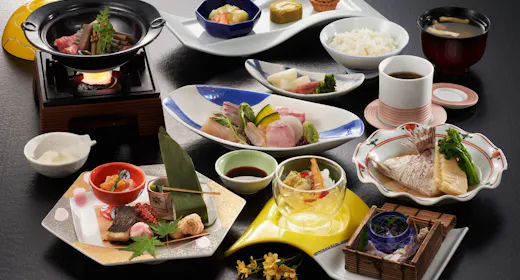 【源泉かけ流しの硫黄泉・お料理重視】松会席コース