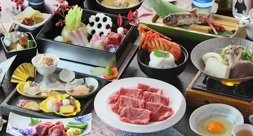ポイントアップ!NEW!豪華味覚\馬刺し・選べるあか牛料理・イセエビ・鮑/豪華会席
