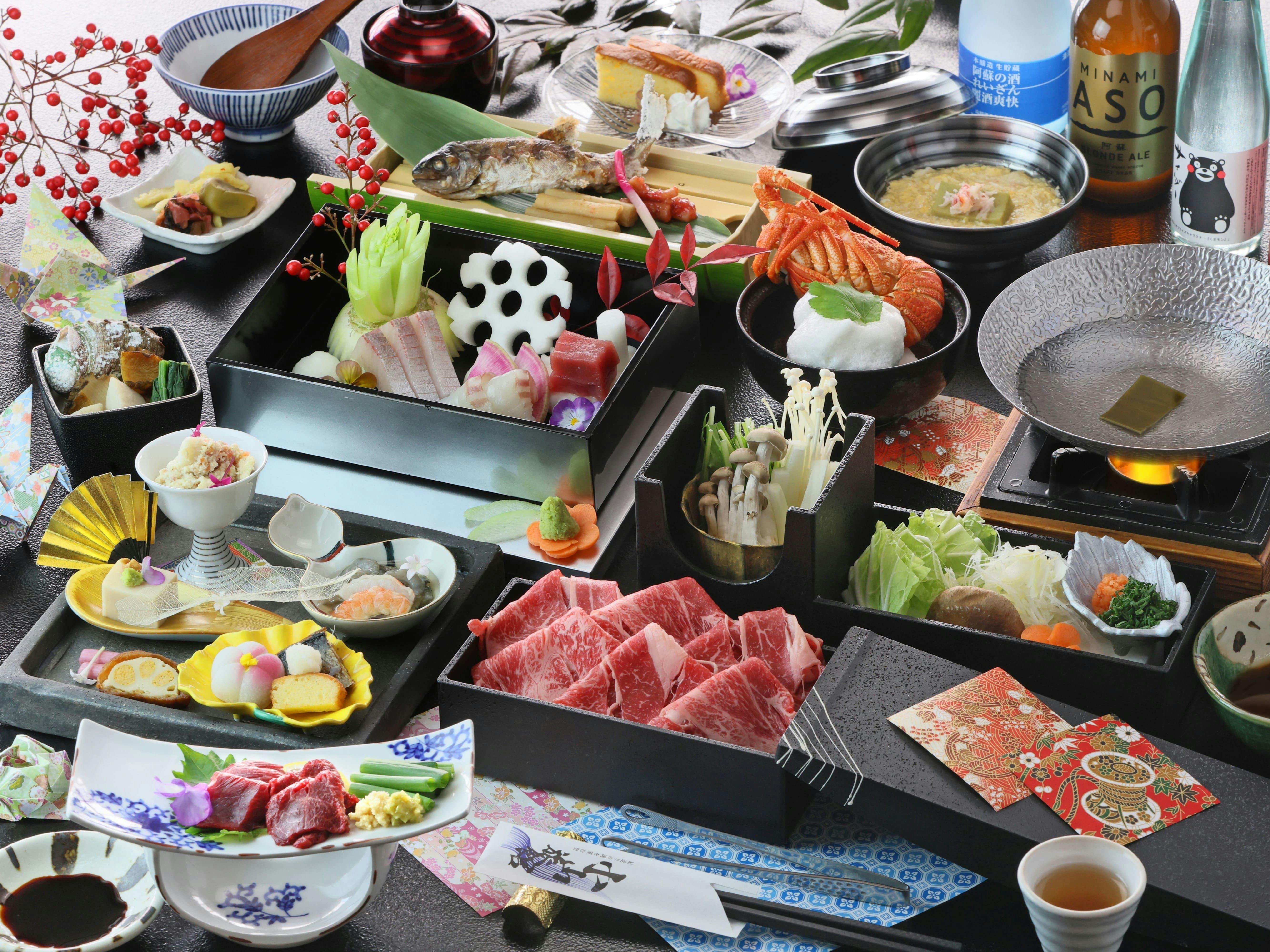 ชุดไคเซกิสุดหรูพร้อมเนื้ออากะอุให้เลือก