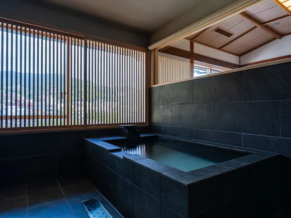 客室露天風呂(全室完備)