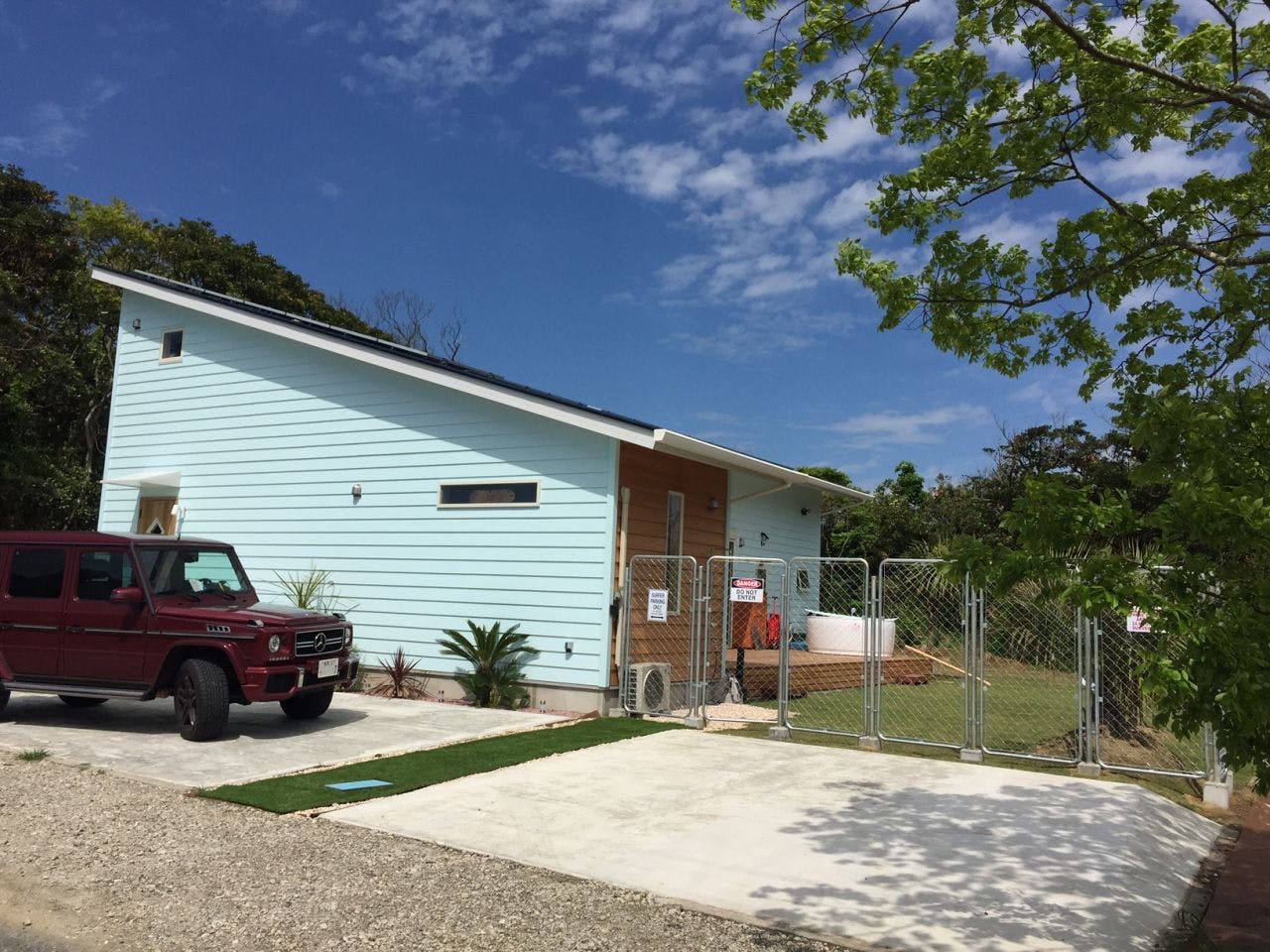 九十九里波乗りロードを一本入った静かな道