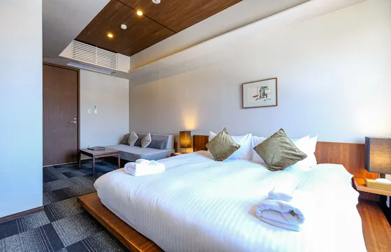 ノゾミルームのベッドルーム