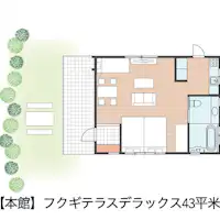 フクギテラスデラックス ルームレイアウト