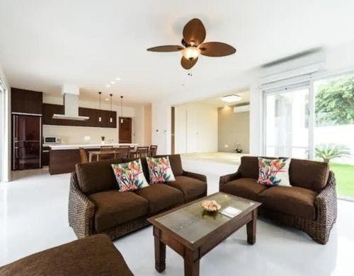 ２寝室を備えた贅沢な別荘