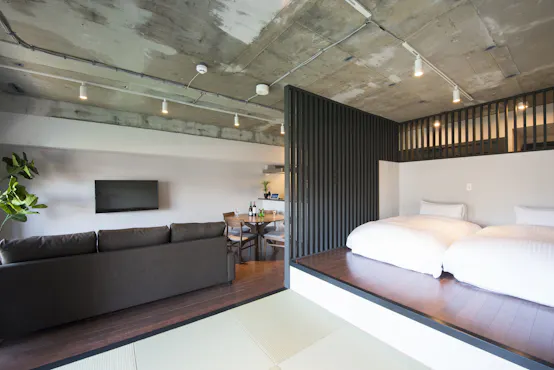 ห้องพักสไตล์ญี่ปุ่นและตะวันตกที่กว้างขวาง