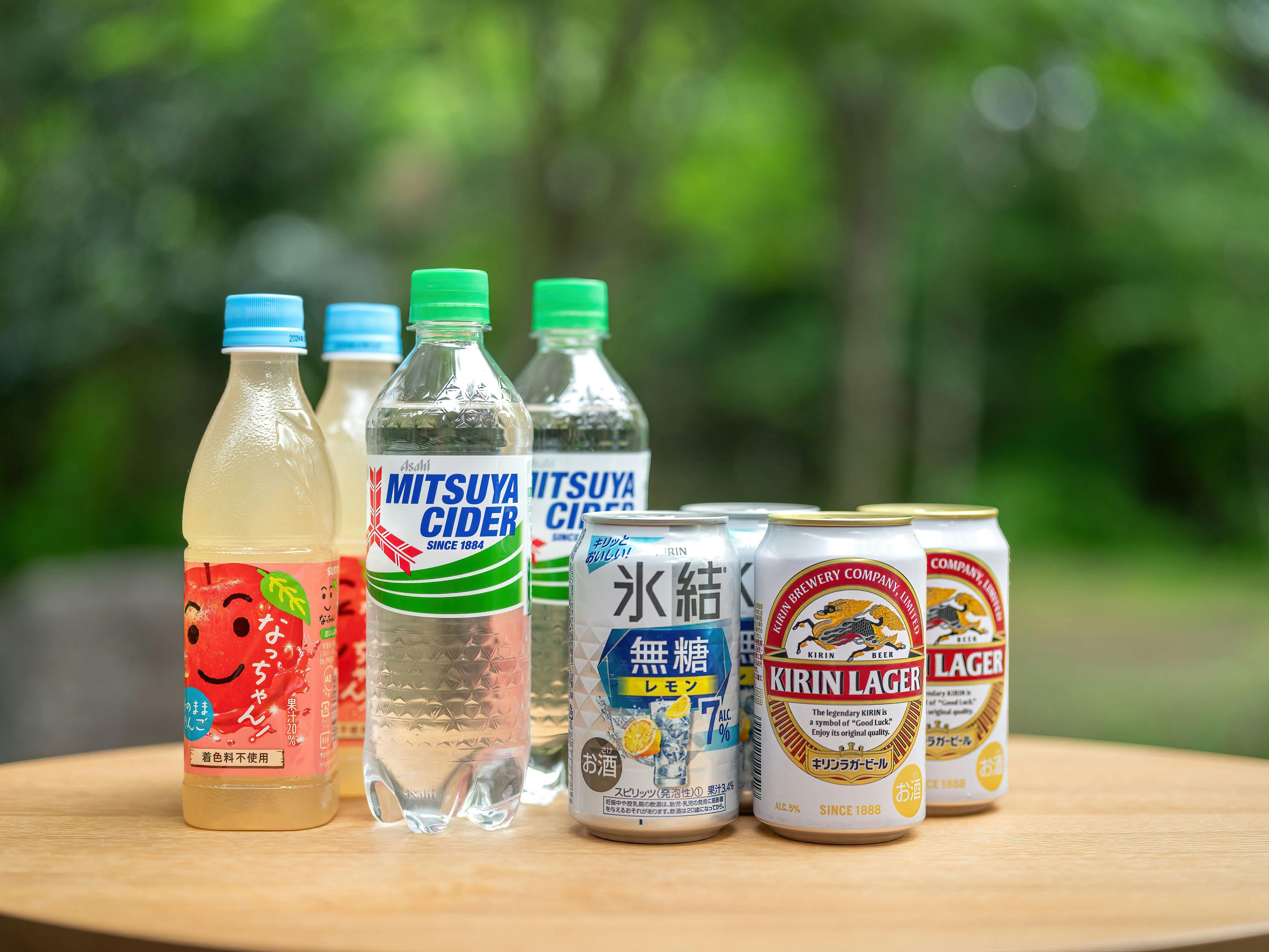 客室の冷蔵庫内のドリンク」を無料