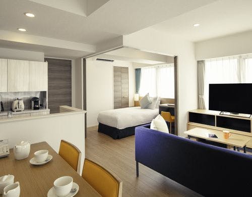 1ベッドルーム+書斎 アパートメント