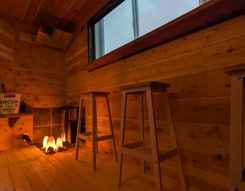 ご滞在中ご自由にお使いいただけるサウナ