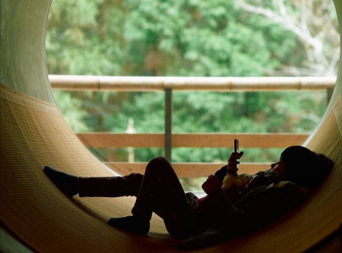 ห้องพักมีหน้าต่างทรงอุโมงค์ขนาดใหญ่!