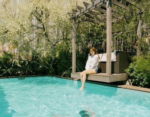 オールシーズン対応スイミングプール