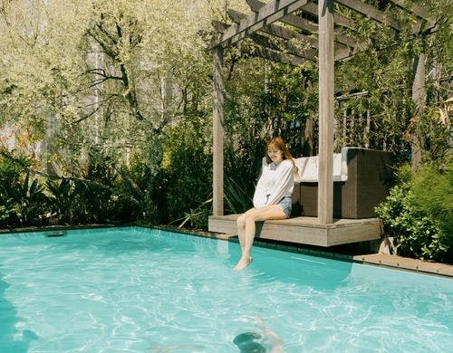 オールシーズン対応スイミングプール