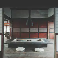 ・10名ゆったりと座れる囲炉裏
