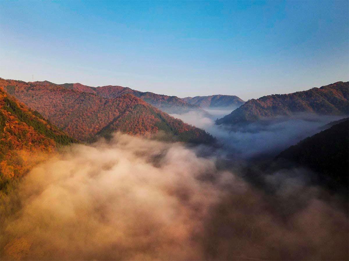 ・京都美山の美しい山々