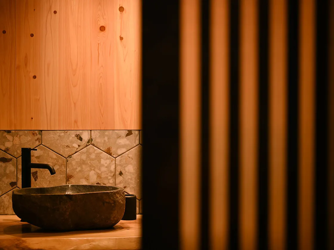 別館 KOYA MIYAMA の脱衣洗面所