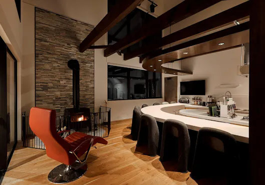 อาคารใหม่ In The Breeze - ห้องนั่งเล่นและห้องครัว