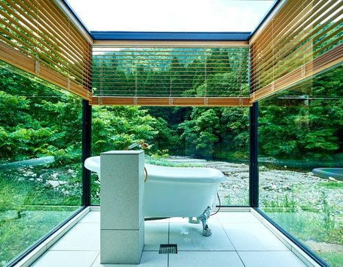 【別館リバーフロント】シースルー風呂