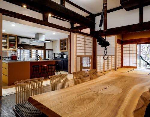 ミヤマテラス本館　キッチンとダイニング