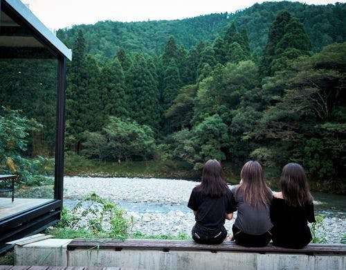 【別館リバーフロント】由良川を臨む景色