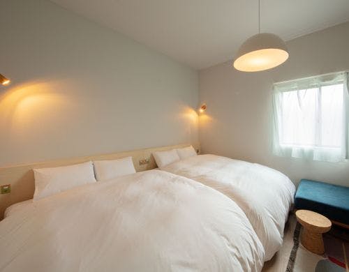 SHIRO SUITEメインベッドルーム