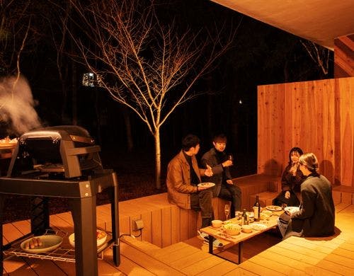 SHIRO SUITEウッドデッキ