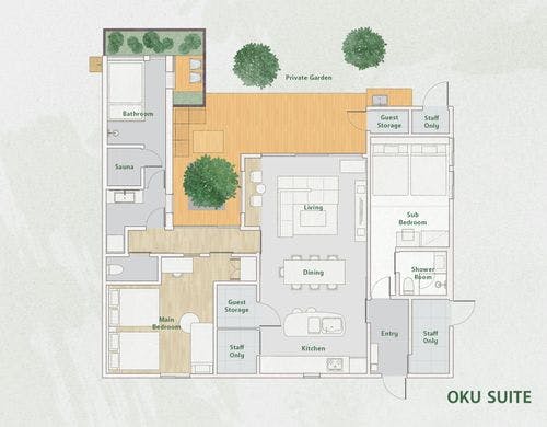 OKU SUITE フロアマップ