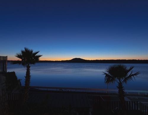 ベランダからの朝焼け