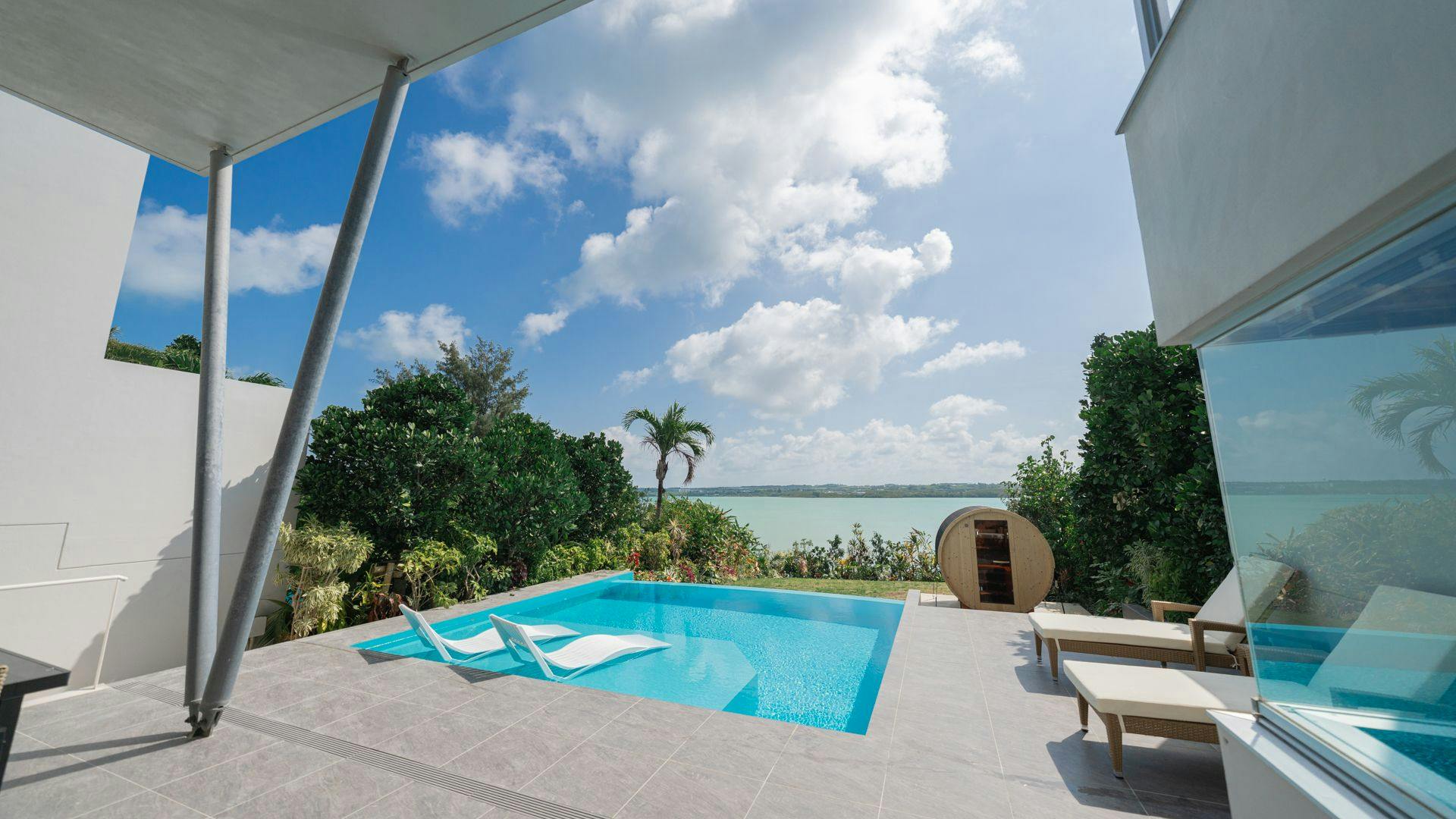 テラスからの景色