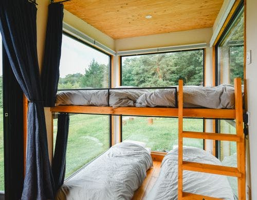 タイニーホテル　ベッドエリア