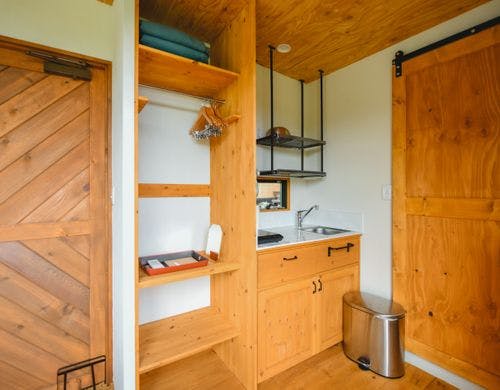 タイニーホテル　キッチンエリア