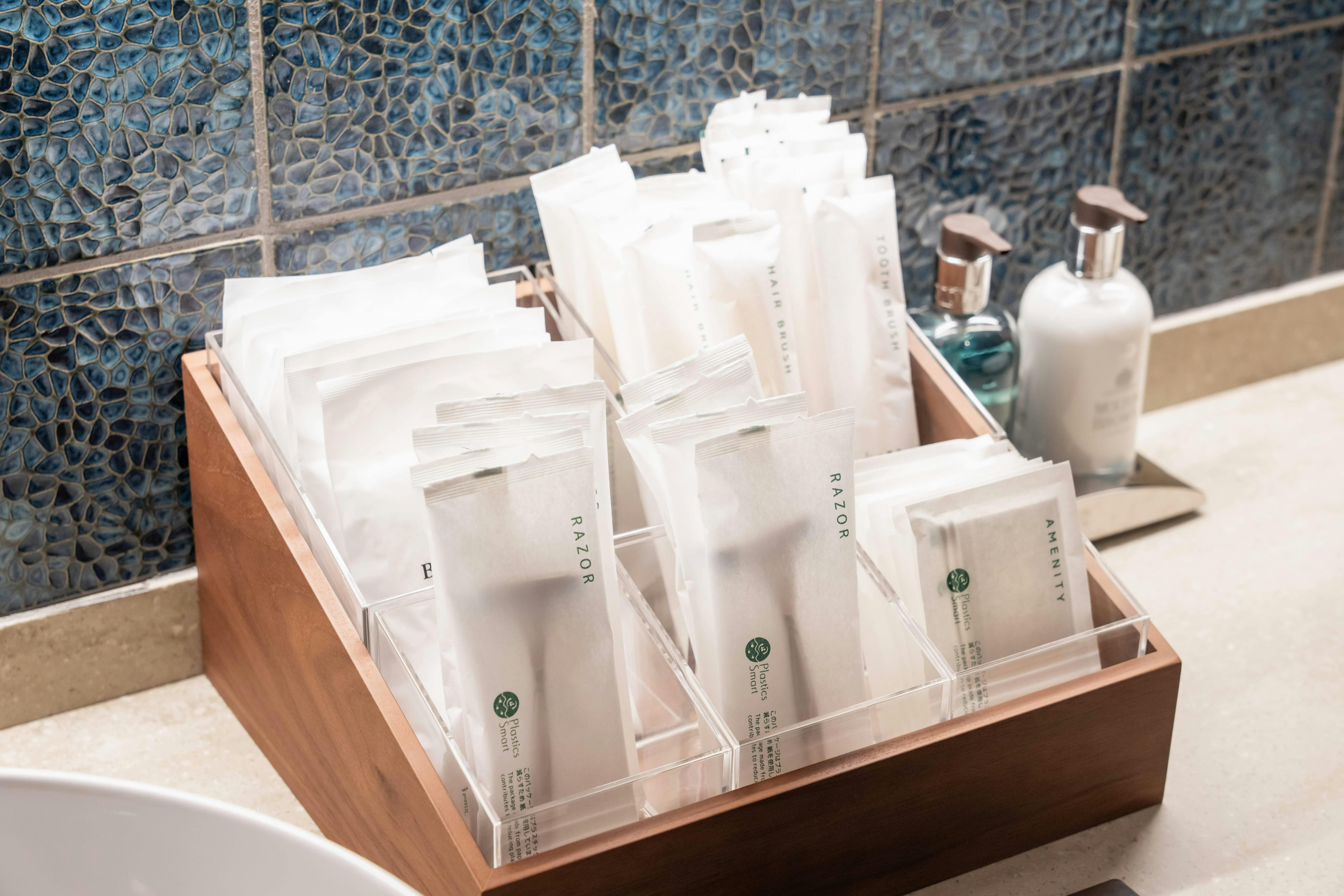 アメニティは５種類ございます。