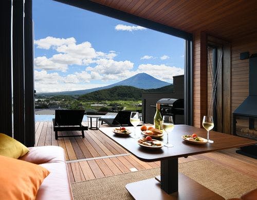 スタンダードヴィラ　アウターリビング眺望