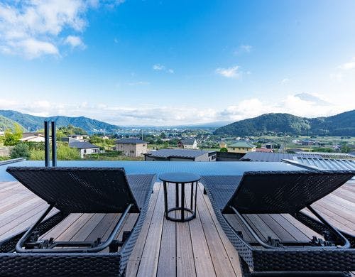 アウターリビングからの眺め