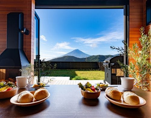 グランピングタイプ　アウターリビング（夜