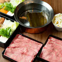 ชาบูชาบูเนื้อโกชู (สำหรับ 2 ท่าน)