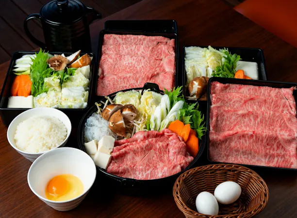 夕食イメージ(すきやき)