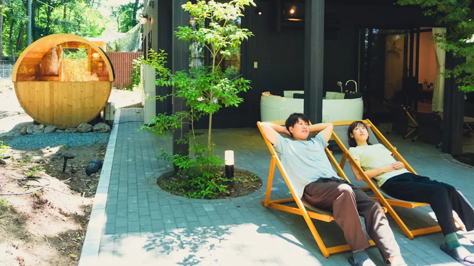 SAUNA FOREST CABIN Karuizawa Miyota Villa