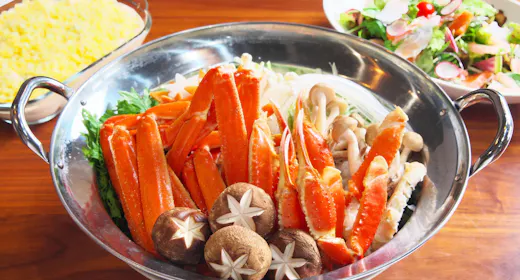 2食付/福井の冬の味覚を堪能!越前蟹鍋と海景ジャグジーの貸別荘で過ごすグルメバカンス