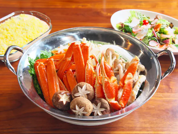 2食付/福井の冬の味覚を堪能!越前蟹鍋と海景ジャグジーの貸別荘で過ごすグルメバカンス