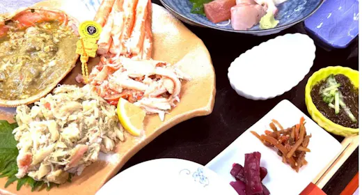 期間限定・2食付/福井の冬の味覚を堪能!ずわい蟹御前と海景ジャグジーの貸別荘で過ごすグルメバカンス
