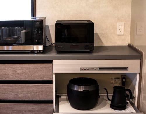 キッチンの家電